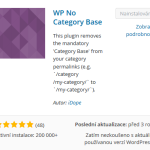 Tip na WordPress plugin č. 8 – Jak se zbavit „/category/“ (WP No Category Base)